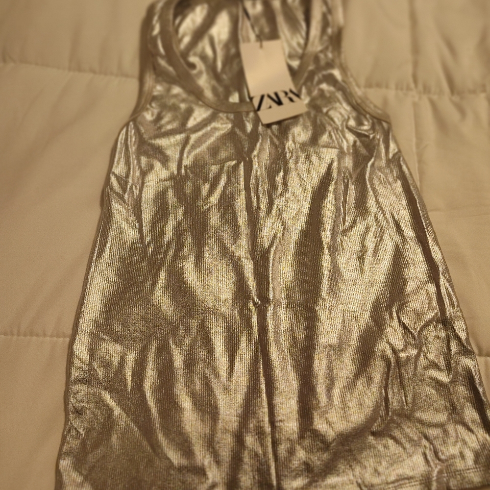 Silver camisole